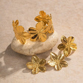 Flora - Gold Plated Bangles