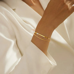 Duality - 18K Gold Plated Bracelets