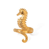 Seahorse - 18K Gold Plated Ring