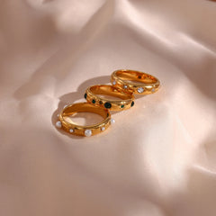 Universe- Gold Plated Rings