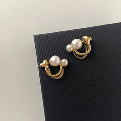 Maria - 925 Silver Stud Earrings
