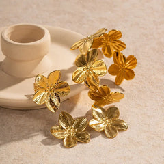 Flora - Gold Plated Bangles