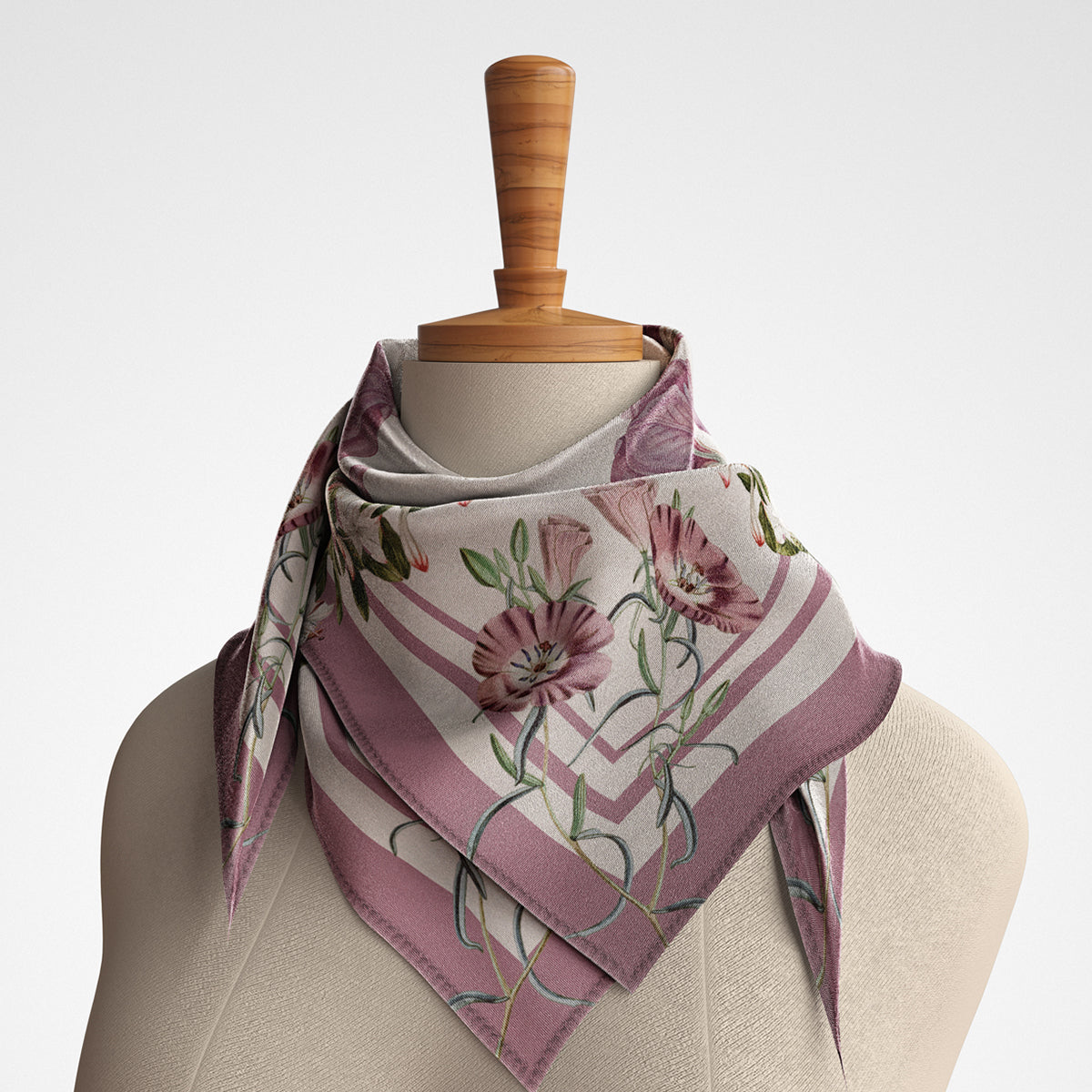 Violets - Silk Scarf