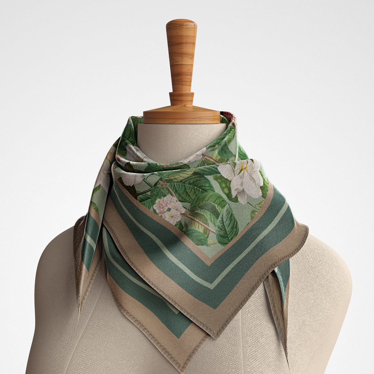 Gardenias - Silk Scarf