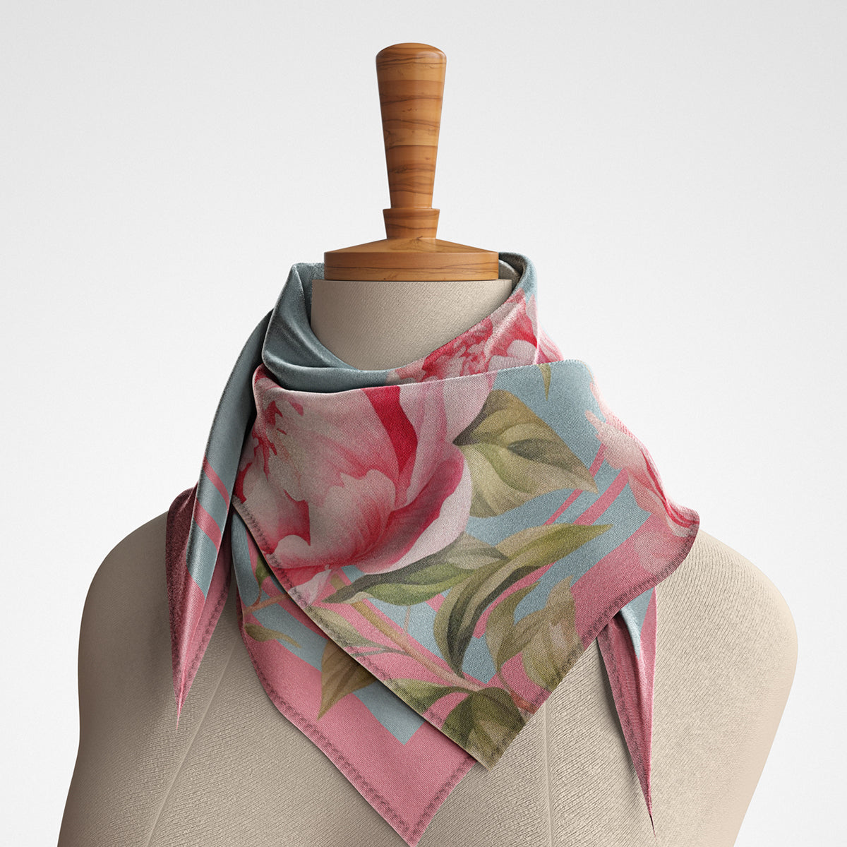 Azure Skies - Silk Scarf