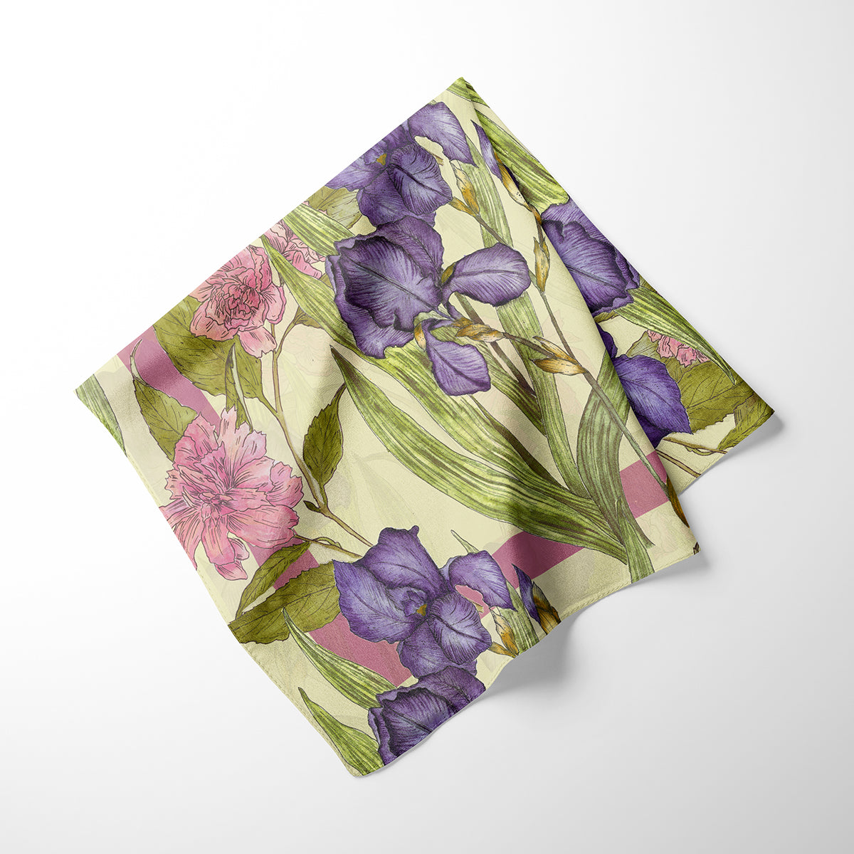 Irises - Silk Scarf