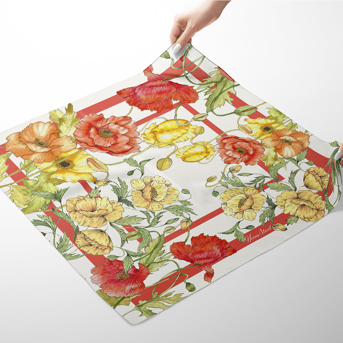 Poppies - Silk Scarf