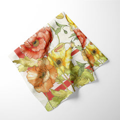 Poppies - Silk Scarf