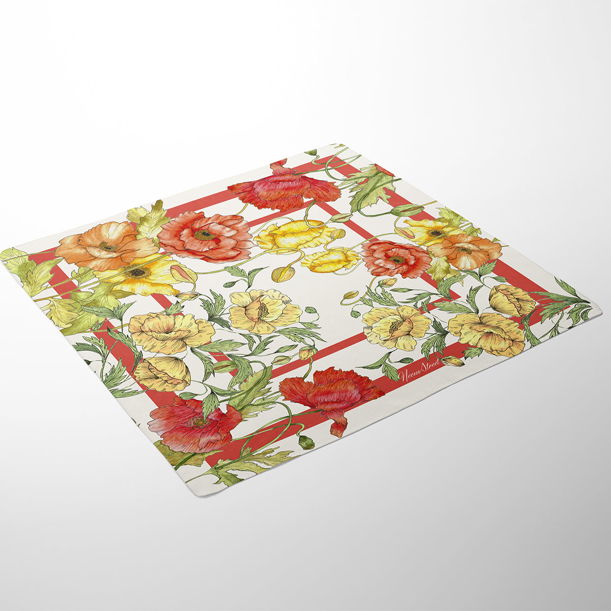 Poppies - Silk Scarf