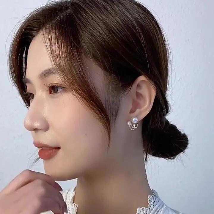 Maria - 925 Silver Stud Earrings
