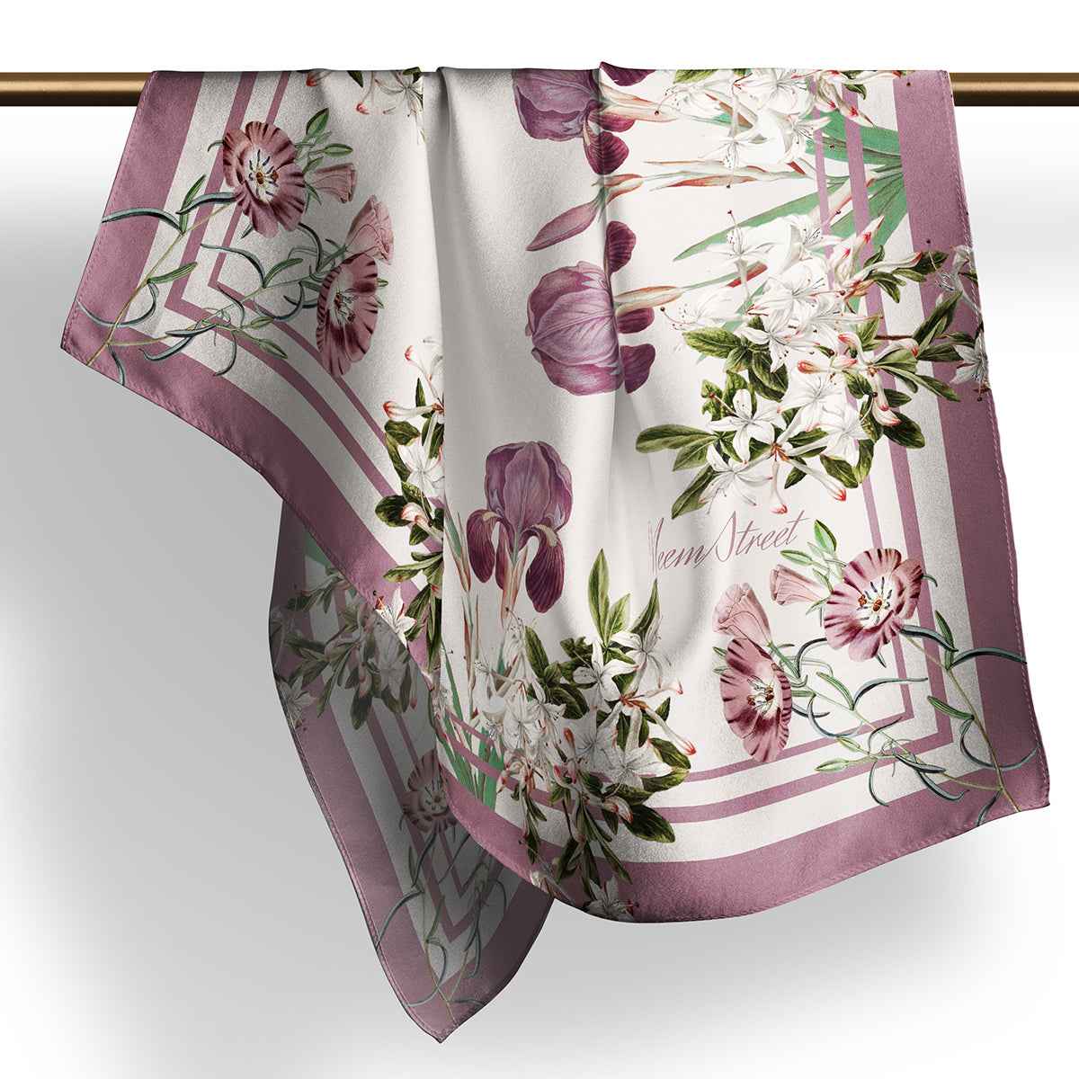 Violets - Silk Scarf